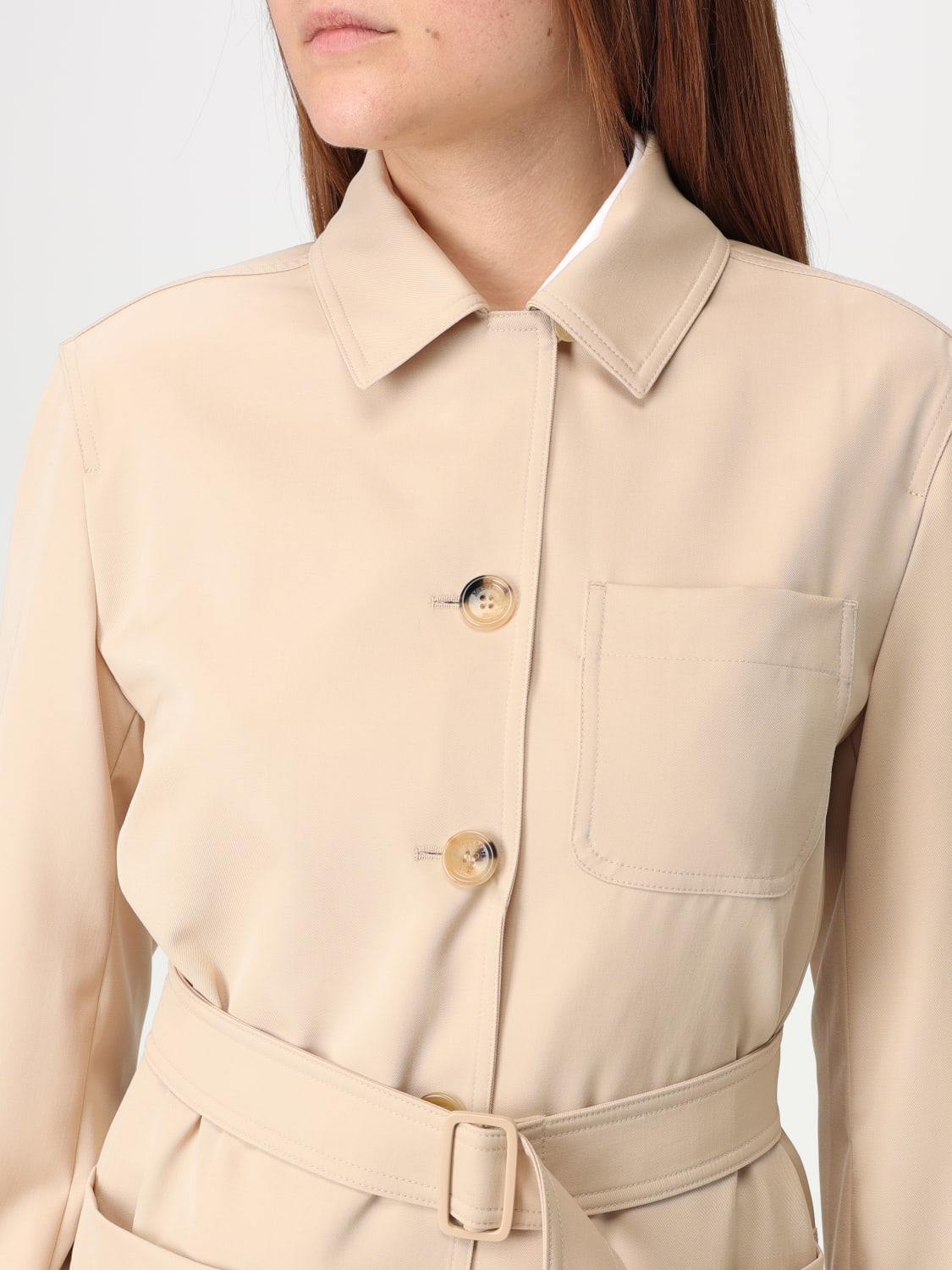 ジャケット MAX MARA Woman Jacket Beige 2511041041600 002 MAX MARA: wool jacket - Beige | Max Mara jacket