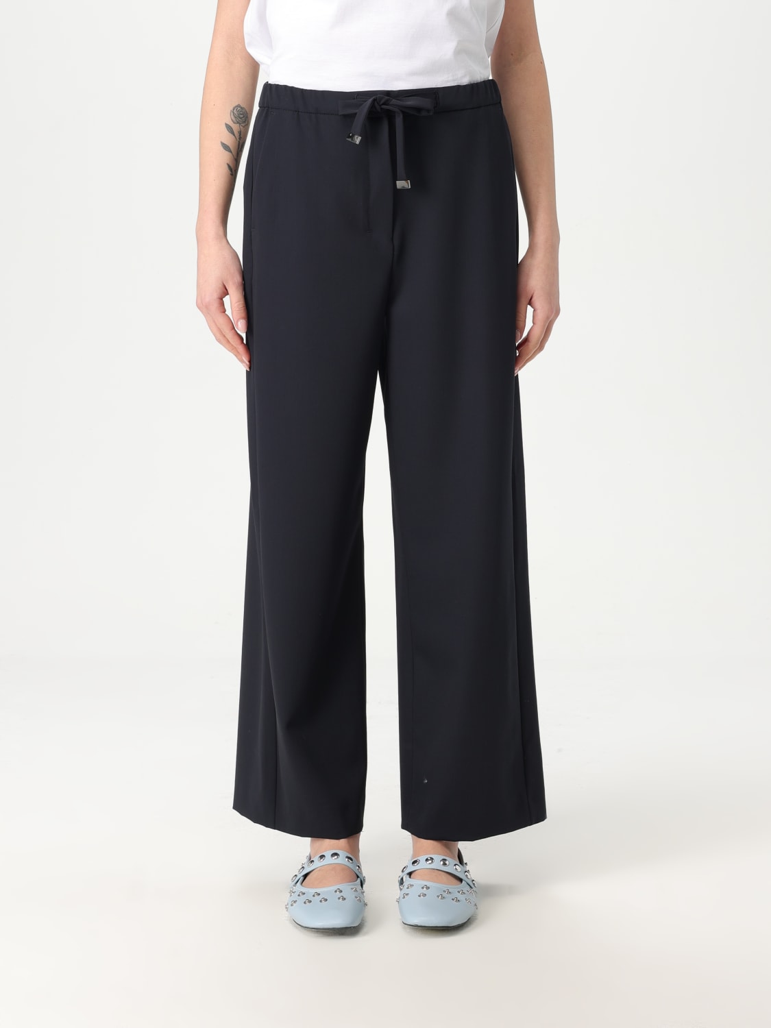 パンツ 'S Max Mara Woman Pants Blue 2519131041650 001 S MAX MARA:パンツ レディース - ブルー | GIGLIO.COM