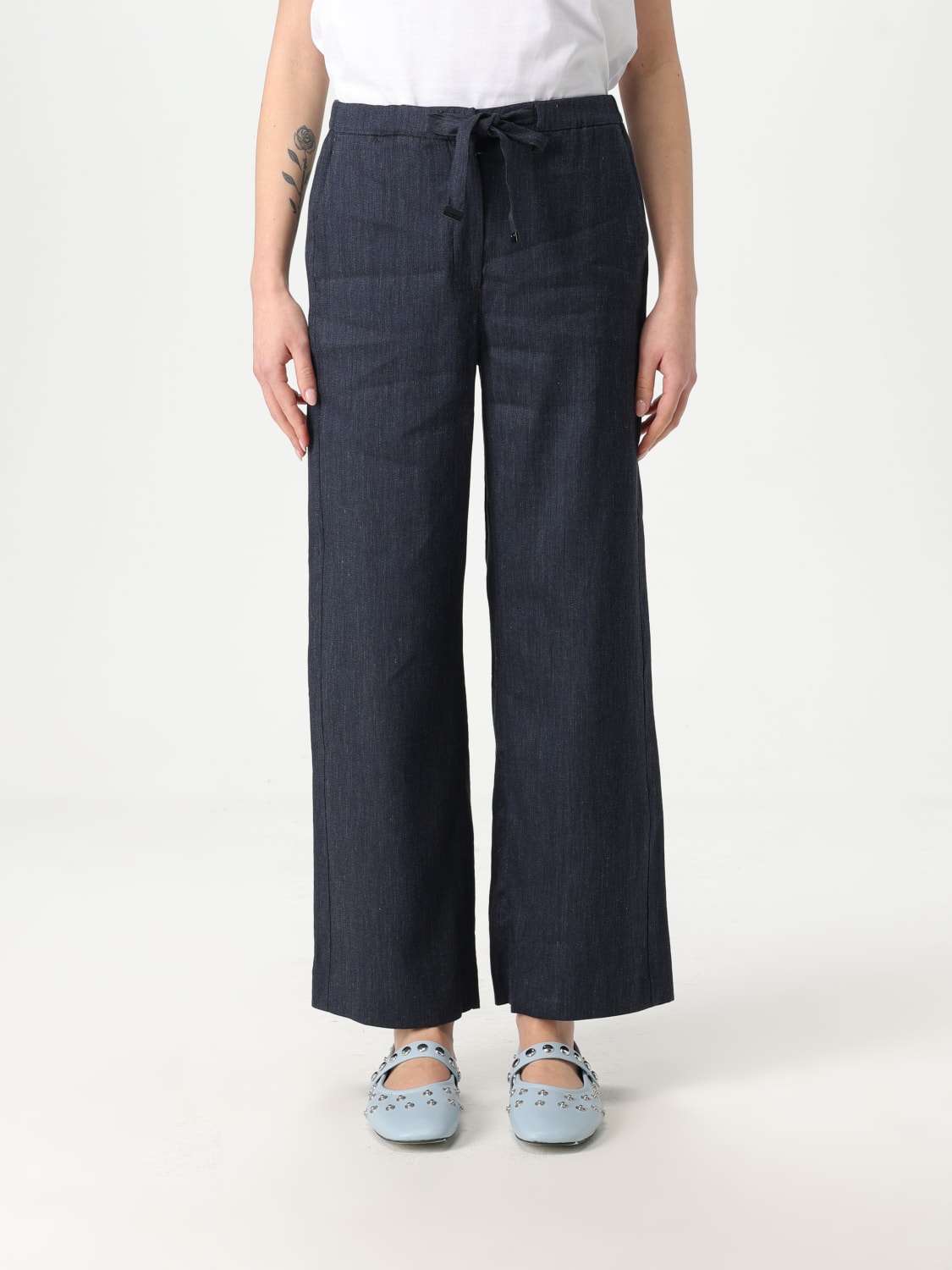 S MAX MARA: Pants woman - Blue | 'S Max Mara pants