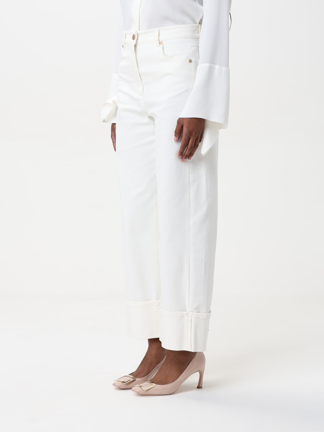 S MAX MARA: Pants woman - White | 'S Max Mara jeans