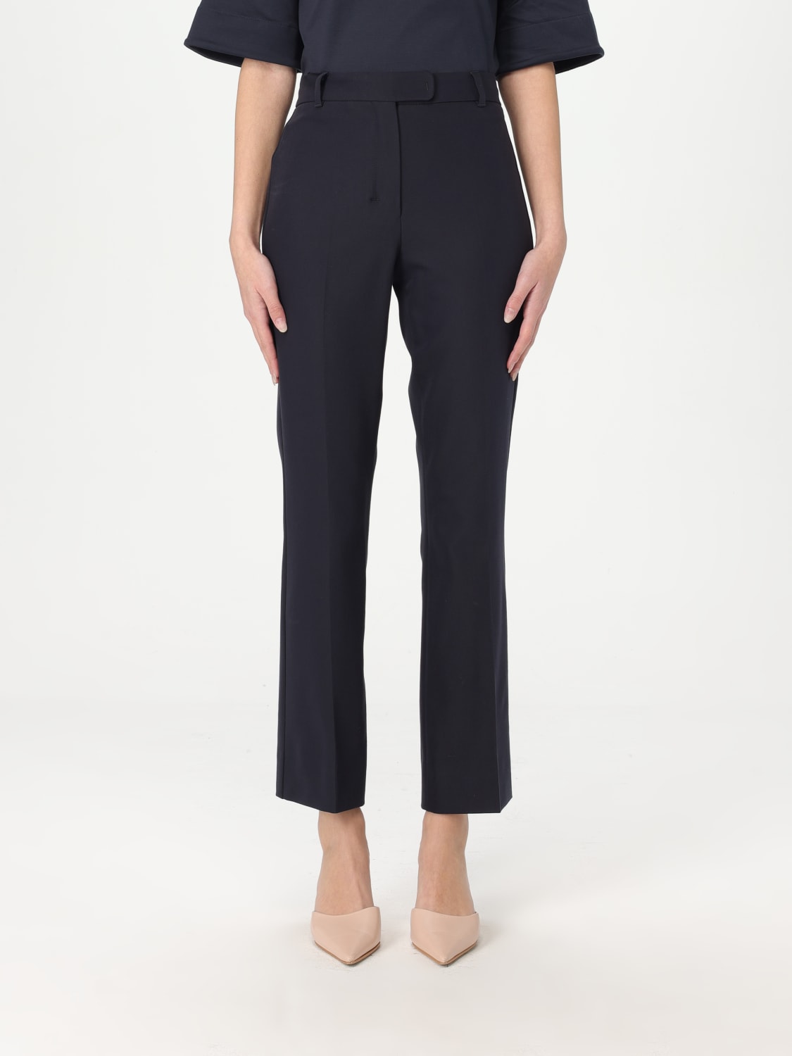 パンツ 'S Max Mara Woman Pants Blue 2519131041650 001 S MAX MARA: Pants woman - Blue | 'S Max Mara pants
