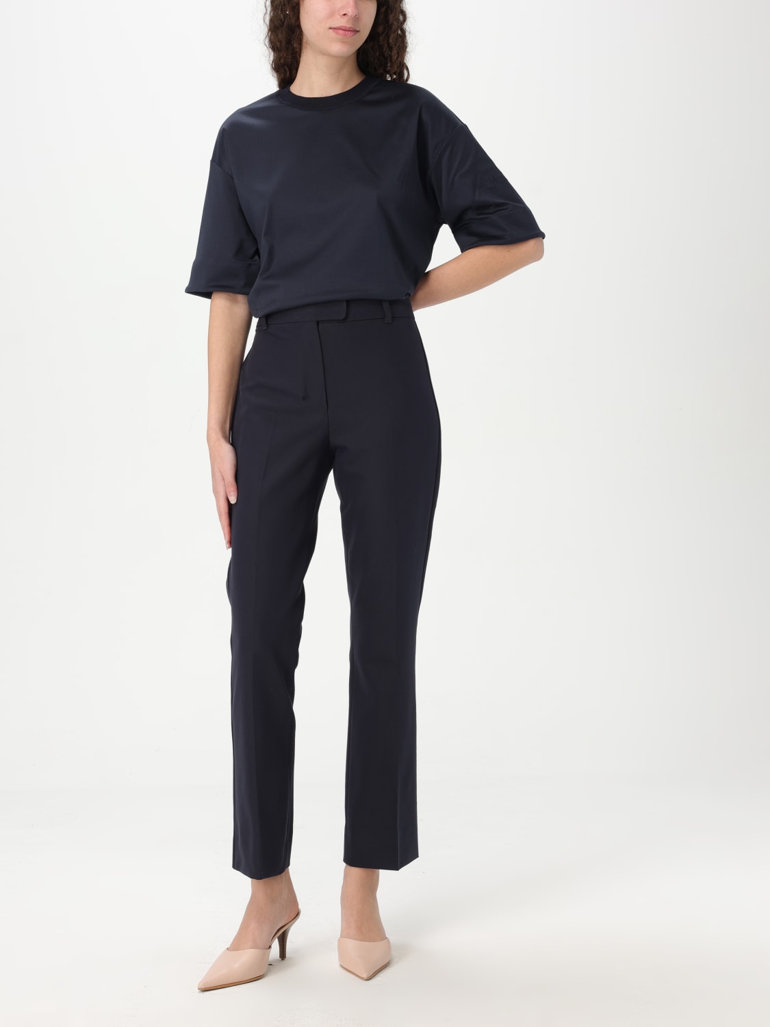 パンツ 'S Max Mara Woman Pants Blue 2519131203600 001 S Max Mara Outlet: Pants woman - Blue | 'S Max Mara pants