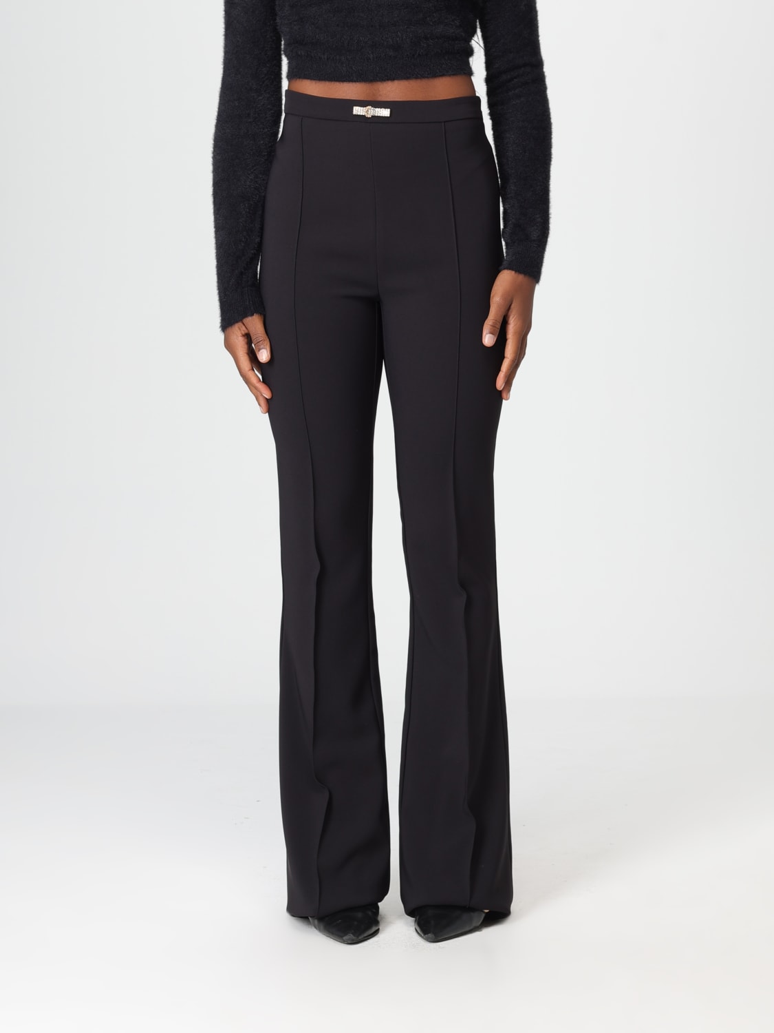 ELISABETTA FRANCHI PANTS: Pants woman Elisabetta Franchi, Black - Img 1