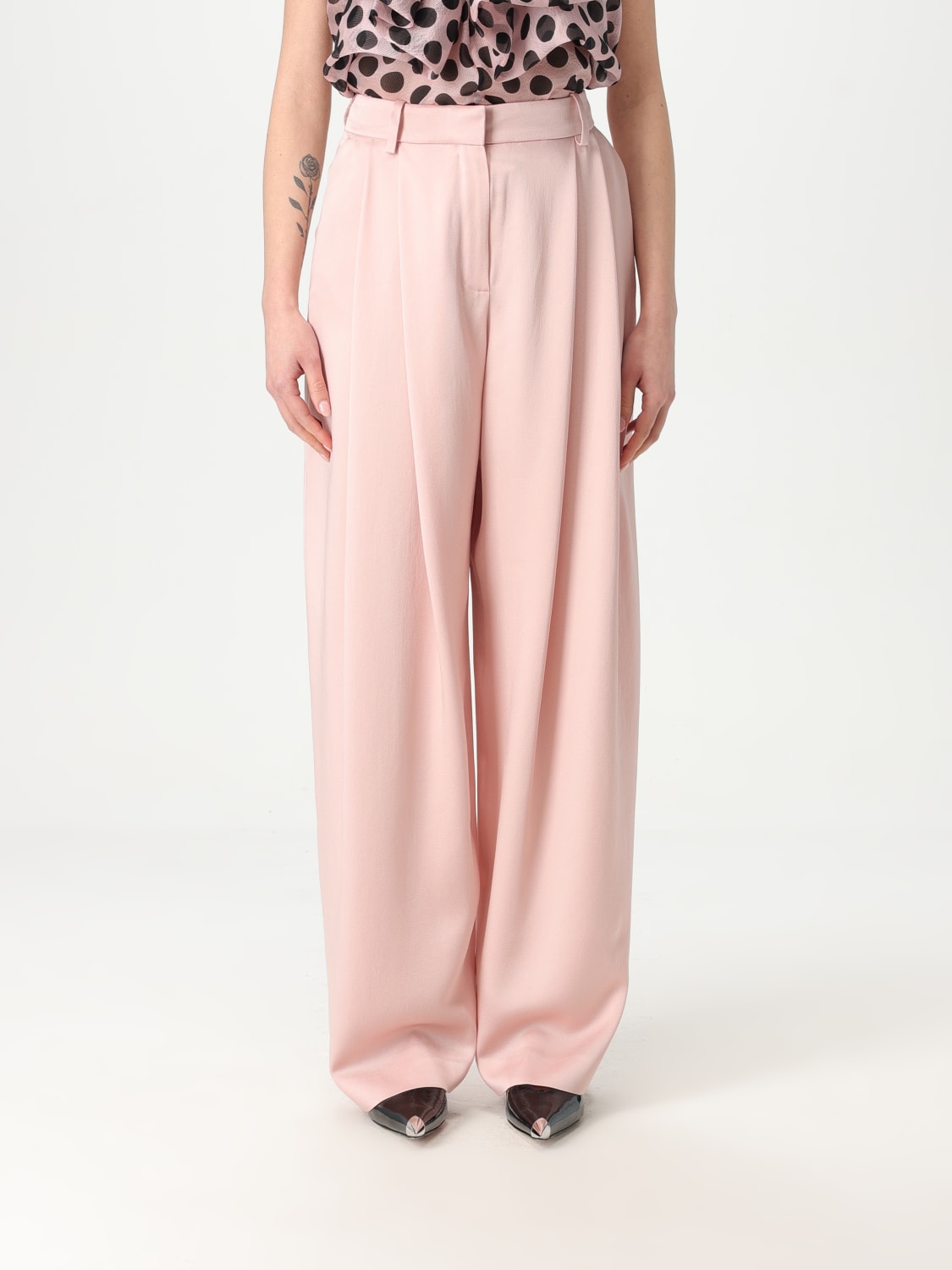パンツ NINA RICCI Woman Pants Pink 25PCPA002AC0123 U2785 NINA RICCI: Pants woman - Pink | Nina Ricci pants