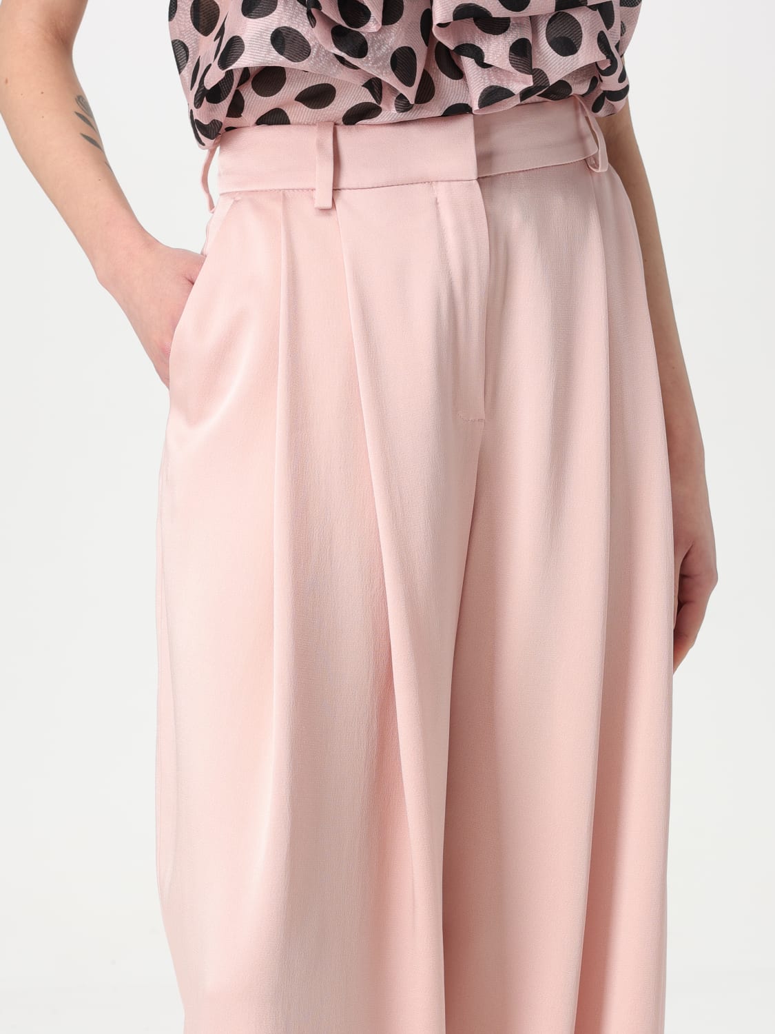 パンツ NINA RICCI SS25 (25PCPA002AC0123 U2785) NINA RICCI: Pants woman - Pink | Nina Ricci pants