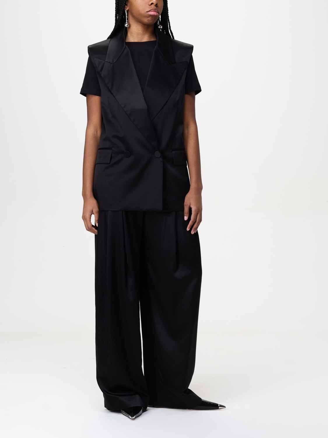 パンツ NINA RICCI Woman Pants Black 25PCPA002VI0530 U9000 NINA RICCI: Pants woman - Black | Nina Ricci pants