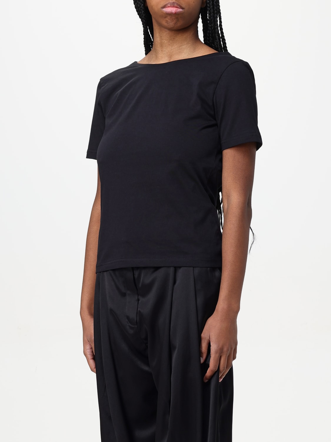 Tシャツ・カットソー NINA RICCI Woman T-Shirt Black 25PJTO029CO1094 U9000 NINA RICCI: T-shirt woman - Black | Nina Ricci t-shirt