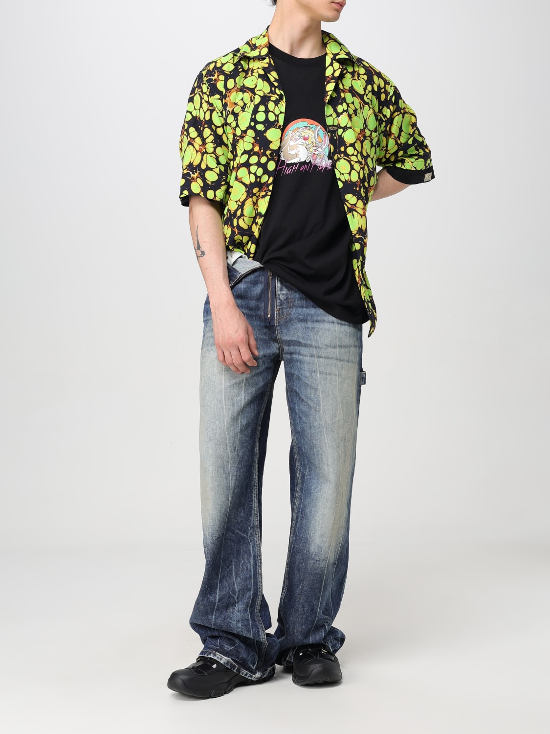 MARTINE ROSE CAMISA: Camisa hombre Martine Rose, Verde - Img 2