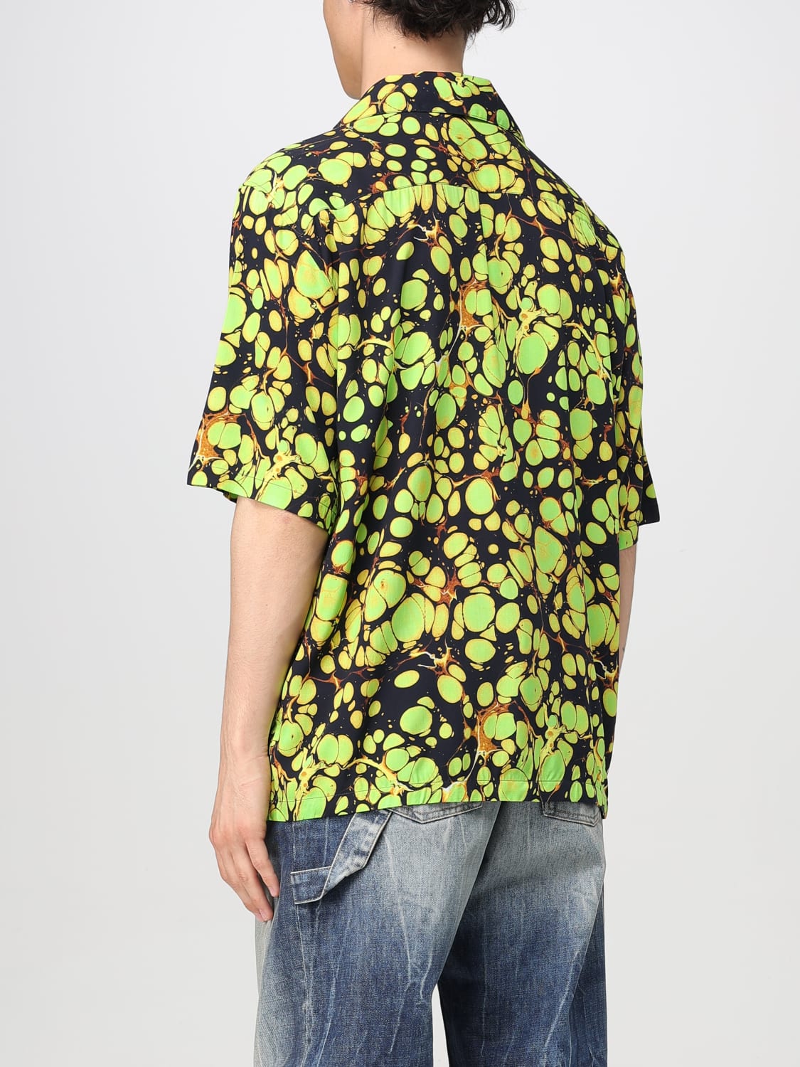 MARTINE ROSE CAMISA: Camisa hombre Martine Rose, Verde - Img 3