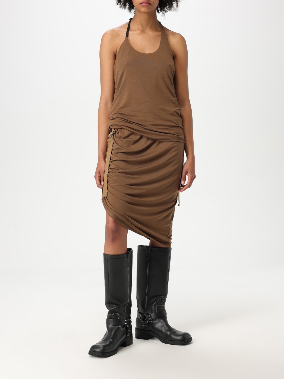 HELMUT LANG JUPE: Jupe femme Helmut Lang, Cacao - Img 2