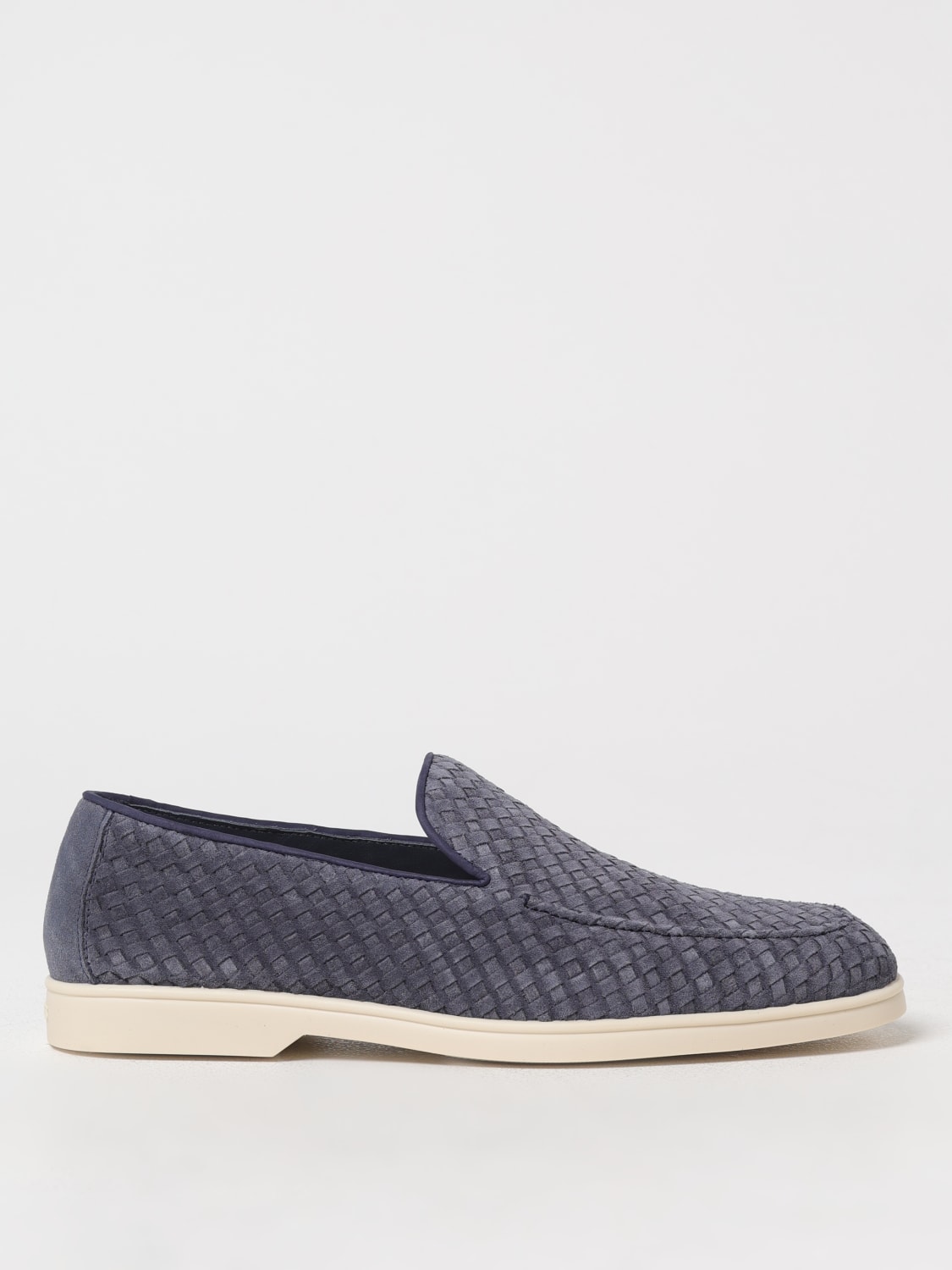 DOUCAL'S メンズスニーカー ブルーグレー DOUCAL'S: Shoes men - Blue | Doucal's loafers
