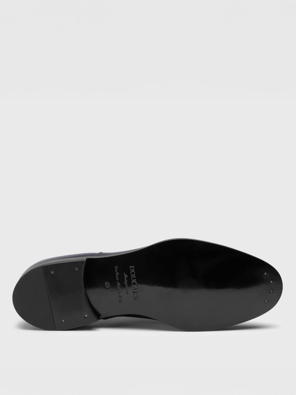 DOUCAL'S SCARPE STRINGATE: Oxford Doucal's in pelle , Blue - Img 4