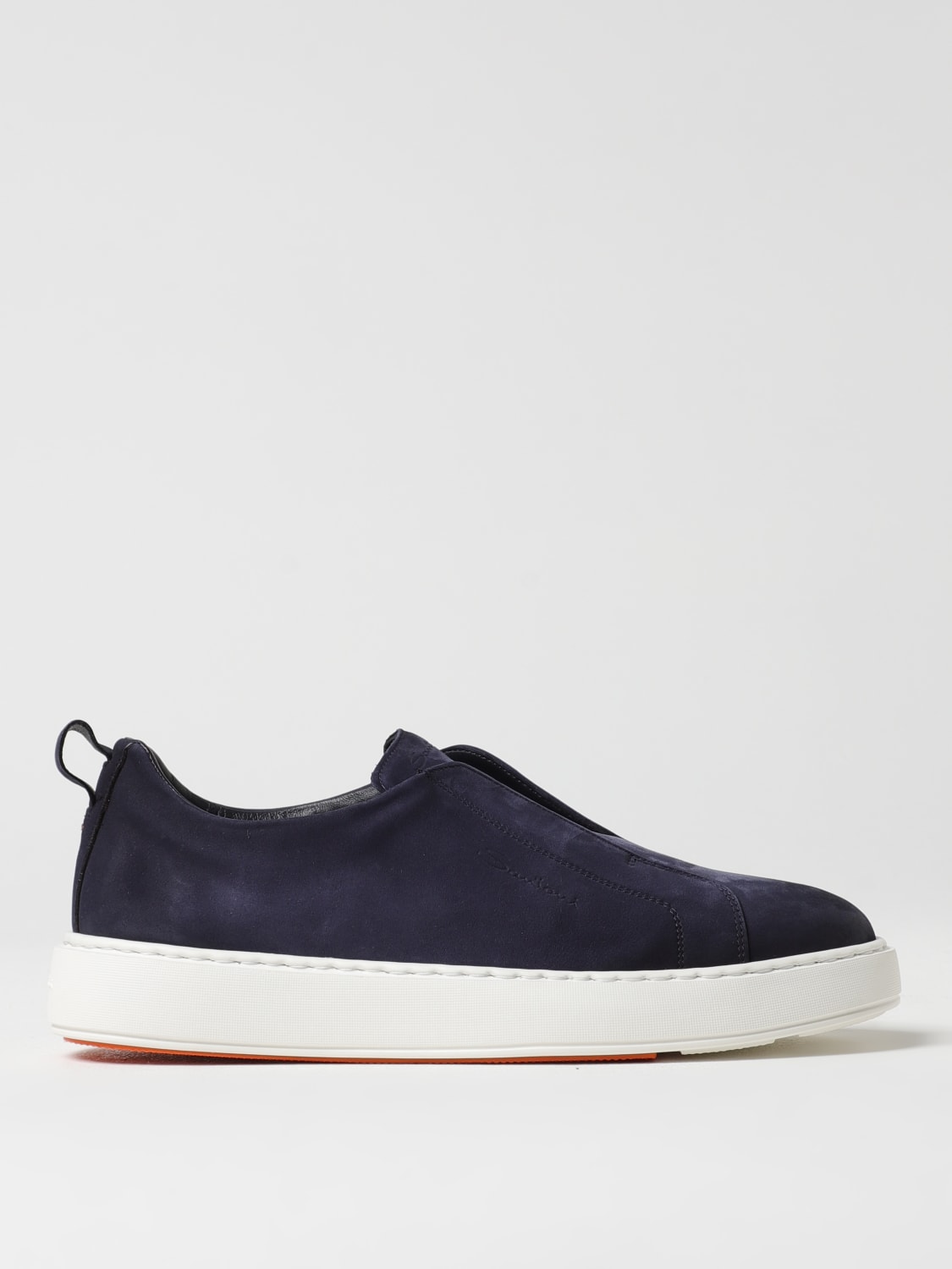 SANTONI SNEAKERS: Sneakers men Santoni, Blue - Img 1