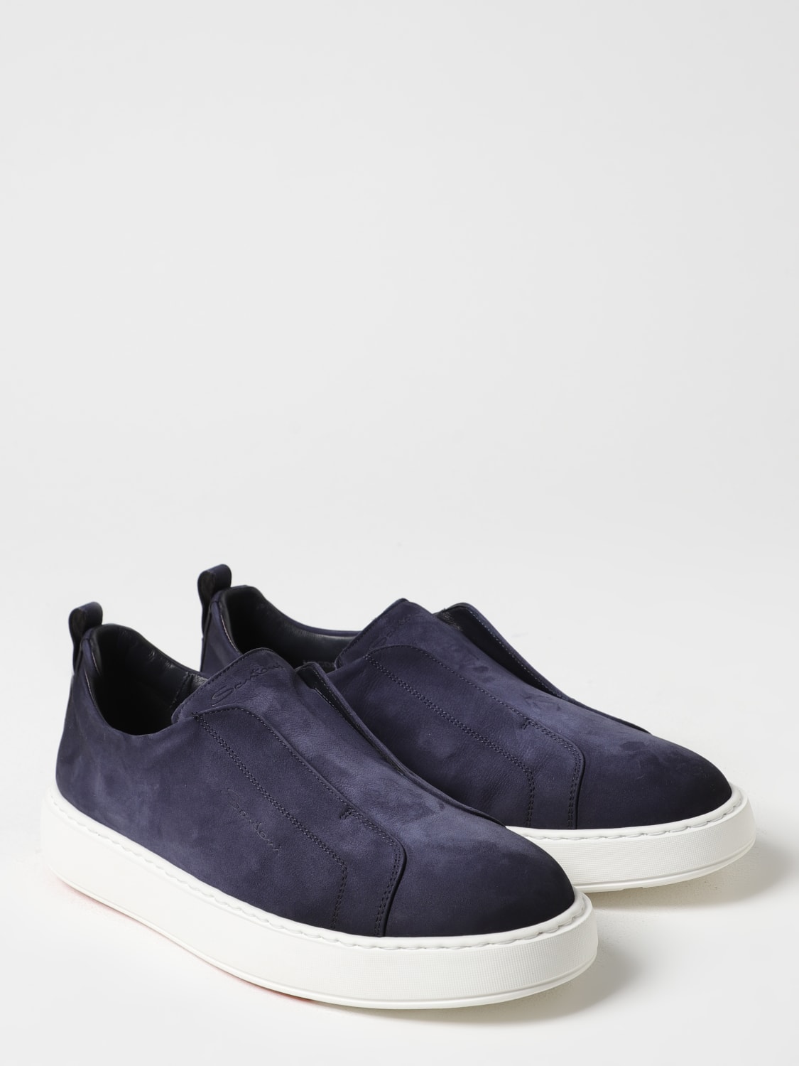 スニーカー SANTONI Men Sneakers MBCD21995BARTFEHU59 Blue SANTONI: Sneakers men - Blue | Santoni sneakers