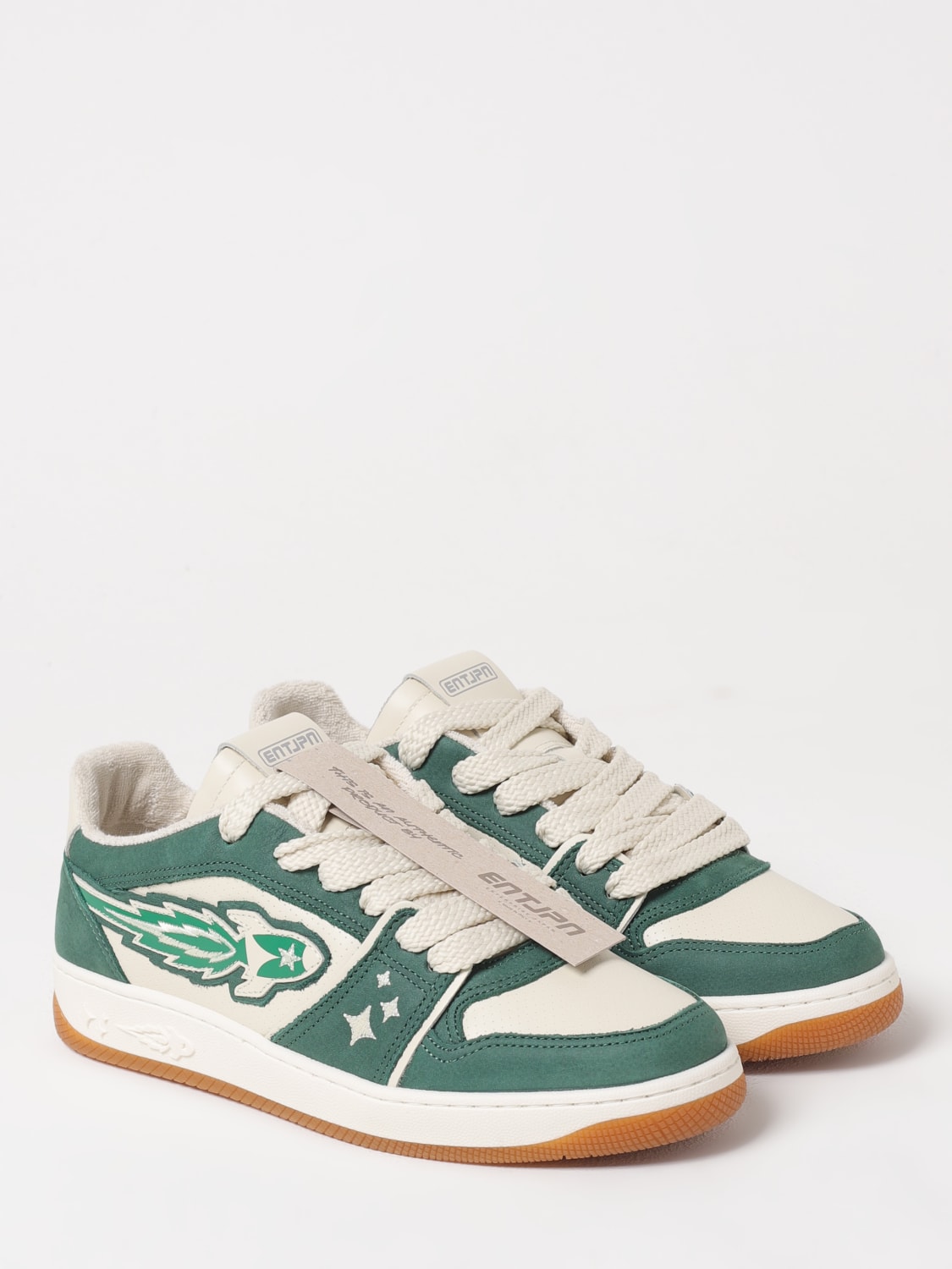 ENTERPRISE JAPAN SNEAKERS: Sneakers Egg Rocket Enterprise Japan in pelle , Verde - Img 2