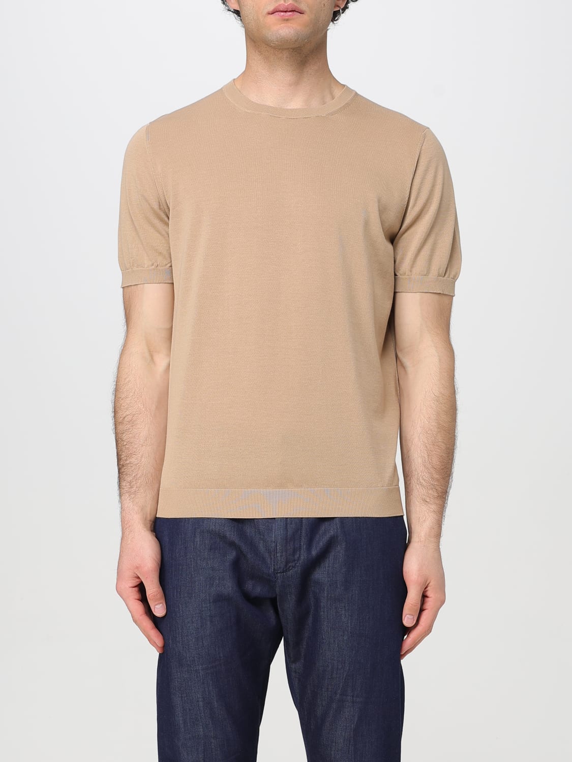 DRUMOHR T-SHIRT: T-shirt men Drumohr, Brown - Img 1