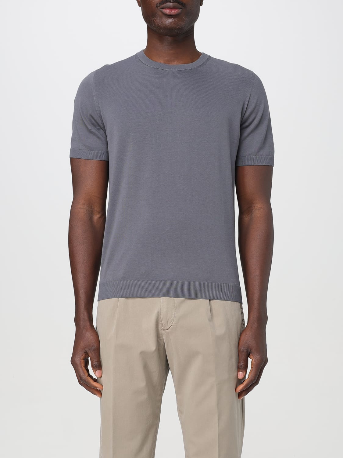 DRUMOHR T-SHIRT: T-shirt men Drumohr, Smoke Grey - Img 1