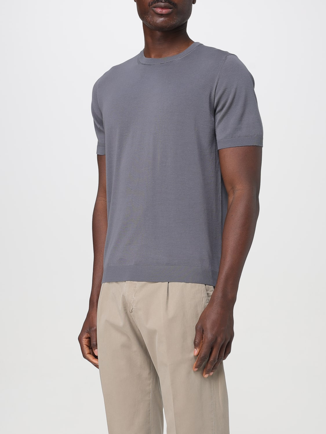 DRUMOHR T-SHIRT: T-shirt men Drumohr, Smoke Grey - Img 3