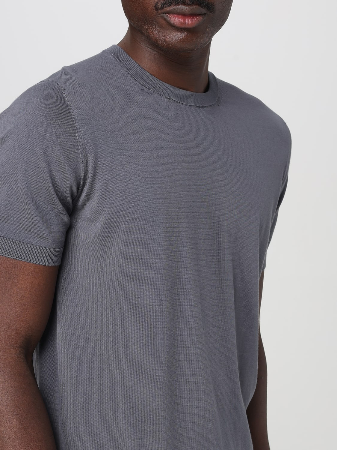 DRUMOHR T-SHIRT: T-shirt men Drumohr, Smoke Grey - Img 4