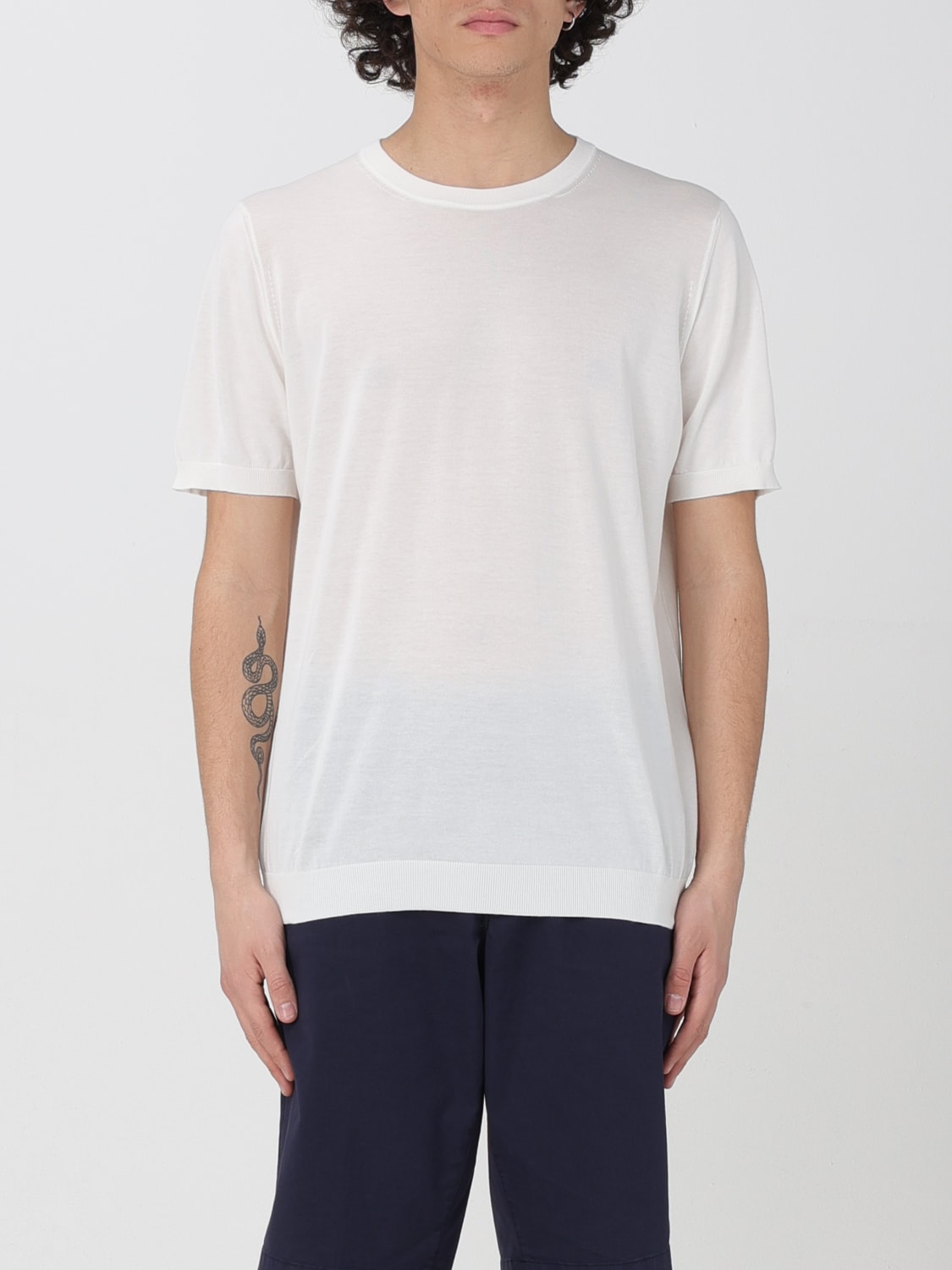 DRUMOHR T-SHIRT: T-shirt men Drumohr, Milk - Img 1