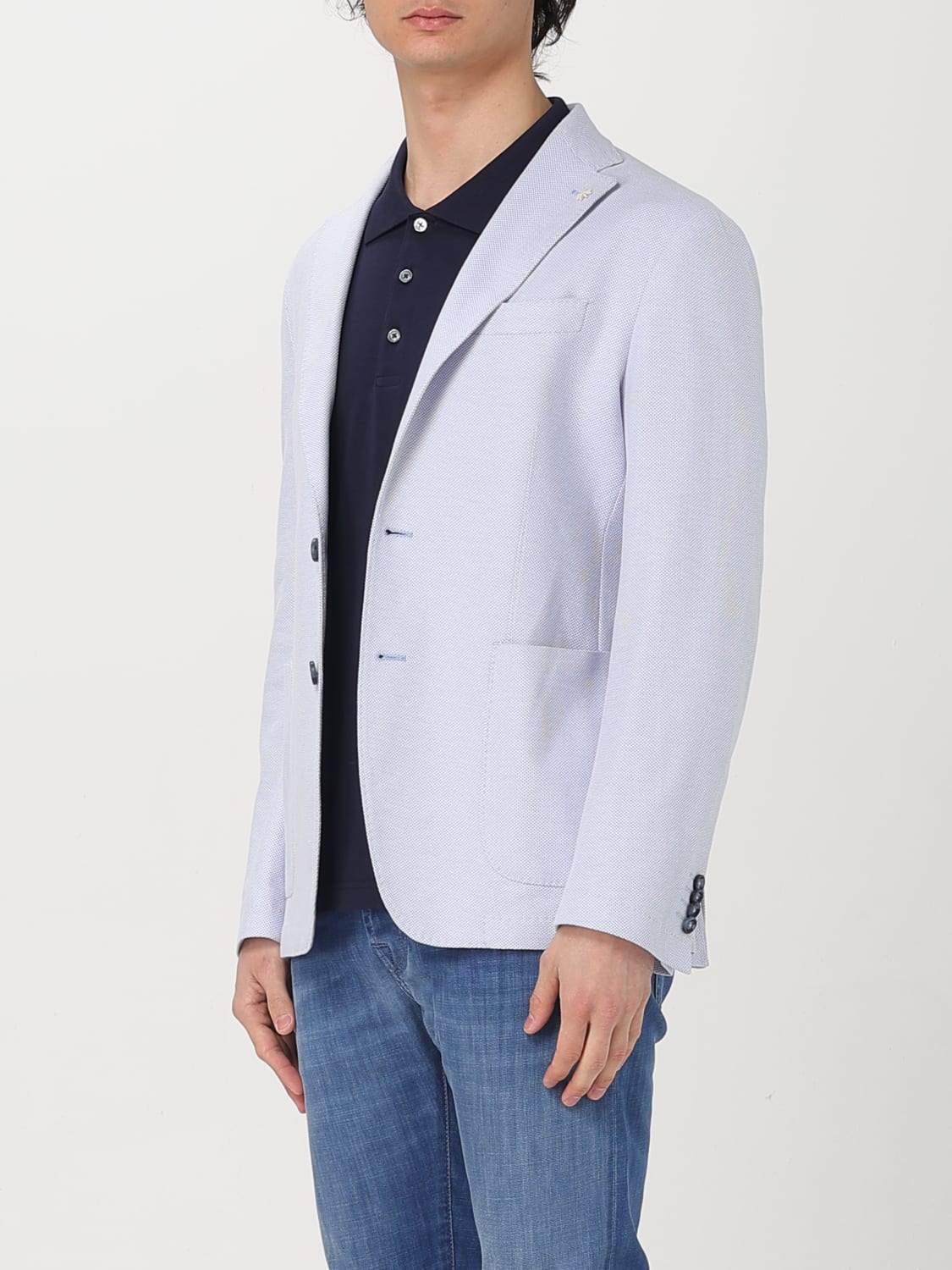 MANUEL RITZ JACKET: Blazer men Manuel Ritz, Blue 2 - Img 3