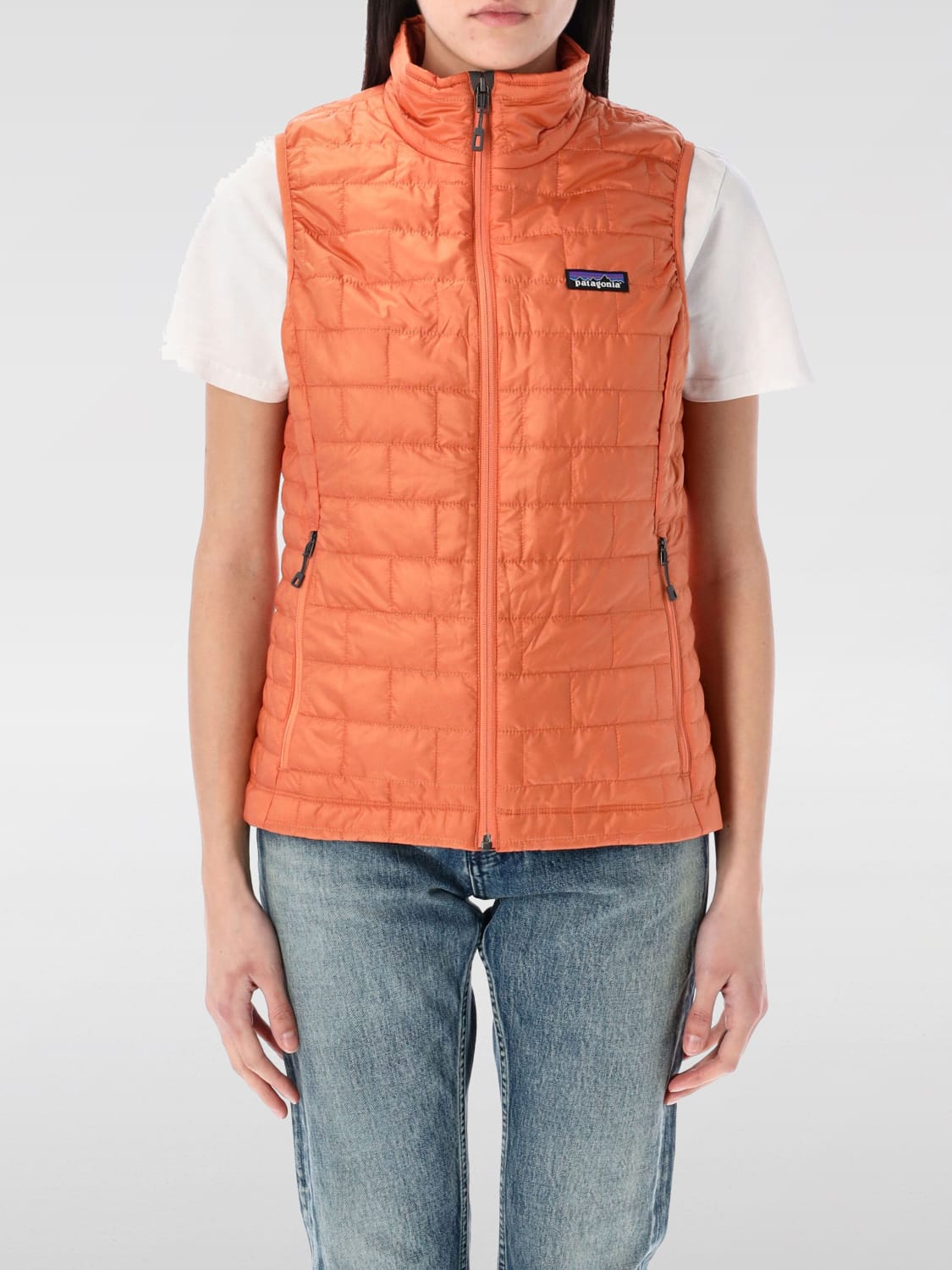 アウターその他 PATAGONIA Woman Waistcoat Melon 84247 RKML PATAGONIA: Jacket woman - Melon | Patagonia waistcoat 84247