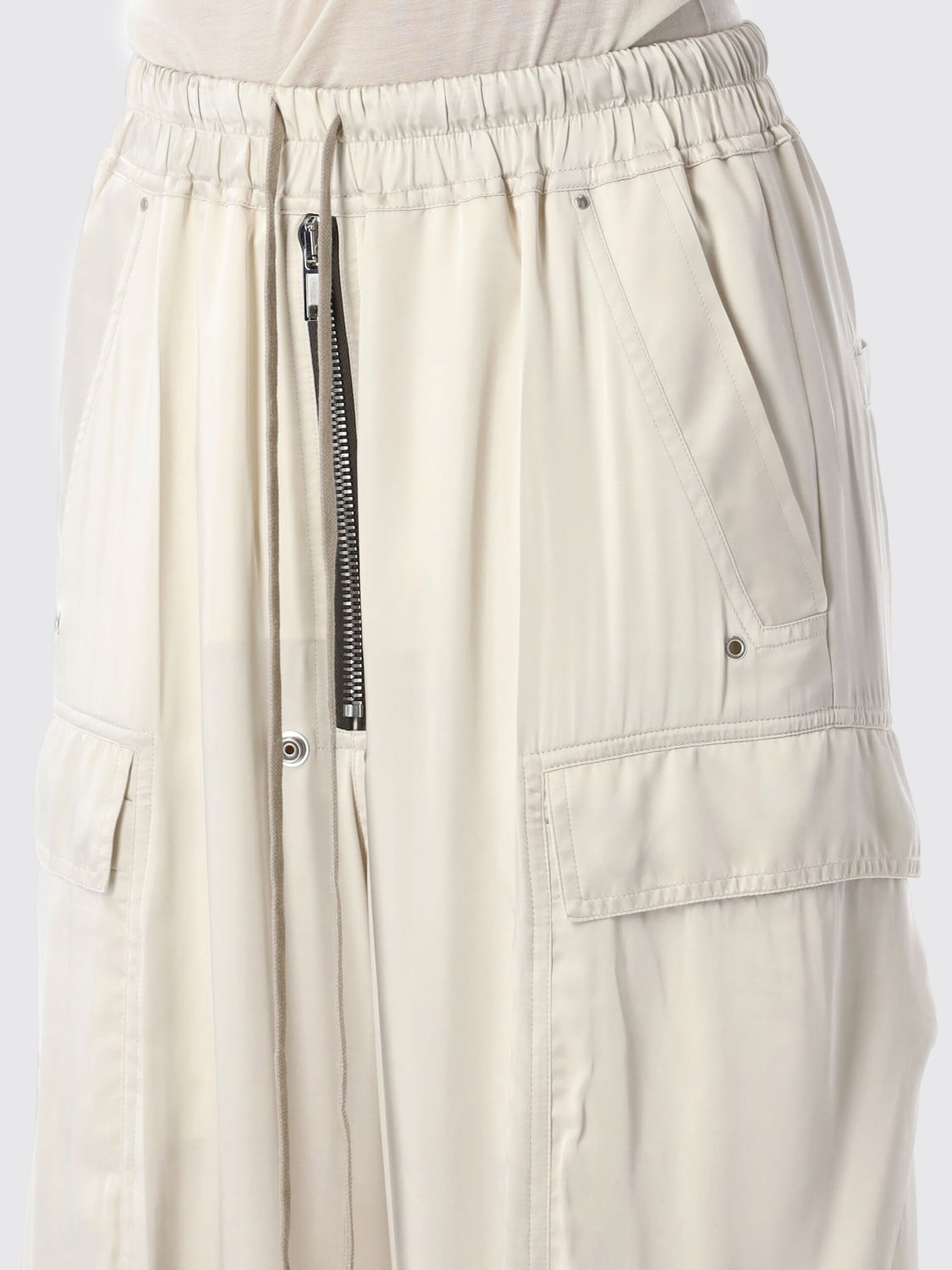 パンツ RICK OWENS Woman Pants Yellow Cream RP01E7327SCH 41 RICK OWENS: Pants woman - Yellow Cream | Rick Owens pants
