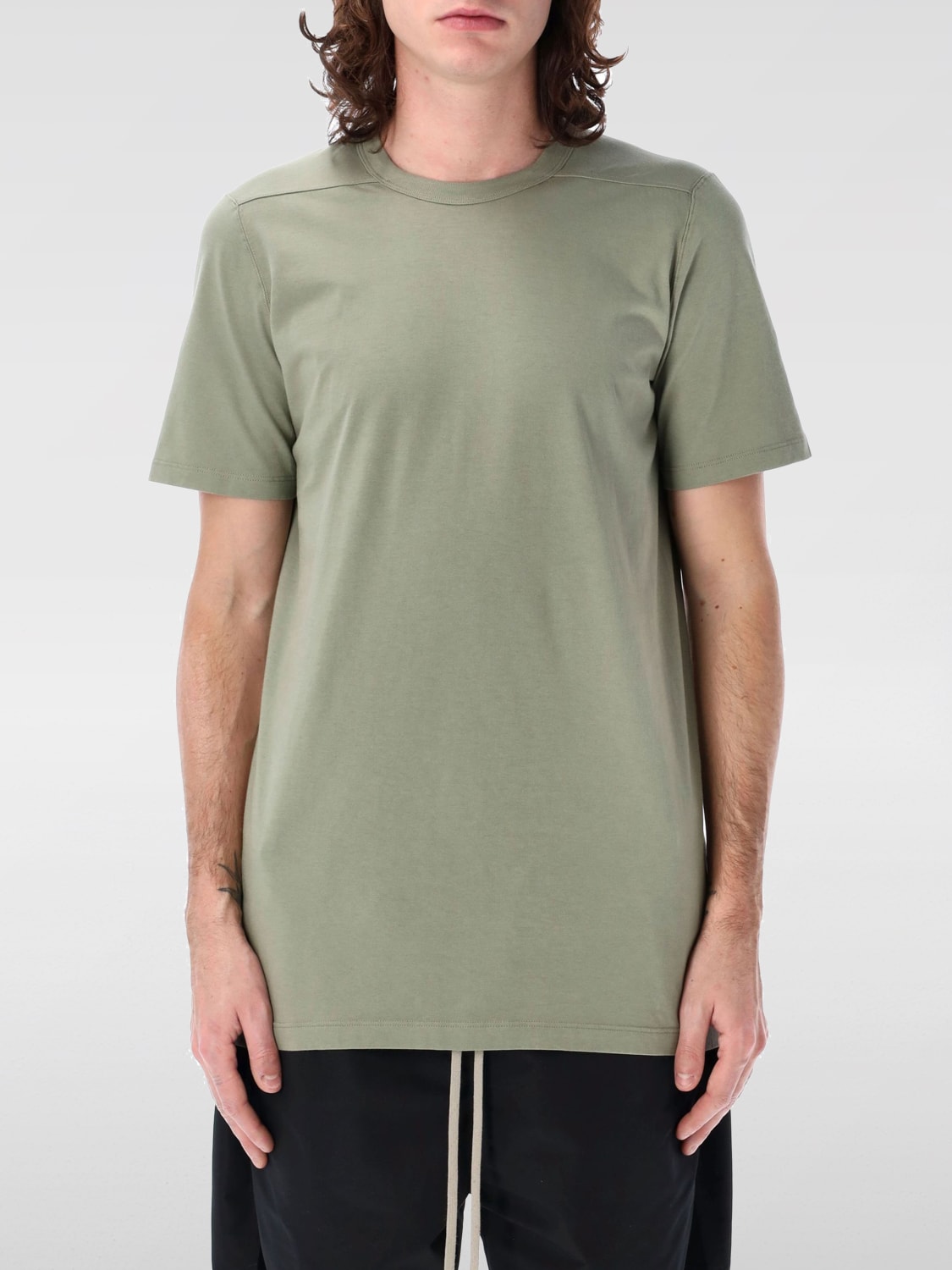 Tシャツ・カットソー RICK OWENS Men T-shirt Beige RU01E5264JA 15 RICK OWENS: T-shirt men - Beige | Rick Owens t-shirt
