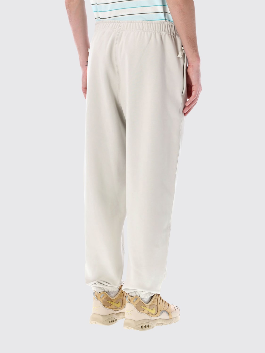 NIKE PANTS: Pants men Nike, Ivory - Img 2