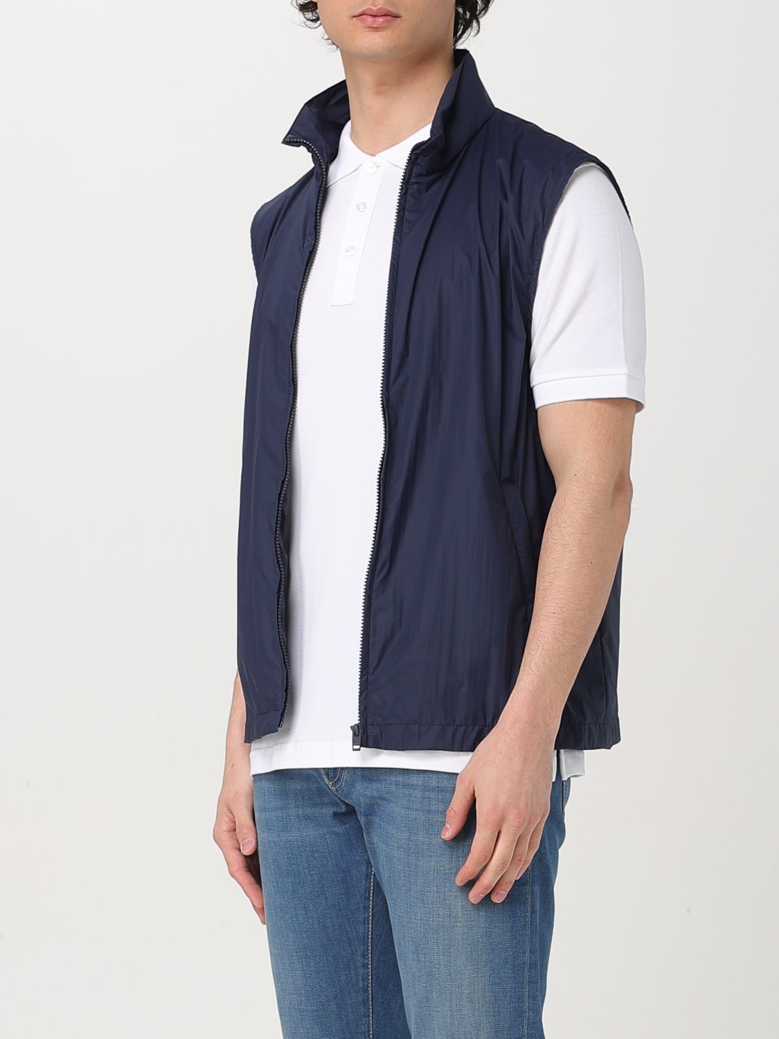 FAY SUIT VEST: Fay nylon vest, Blue - Img 3