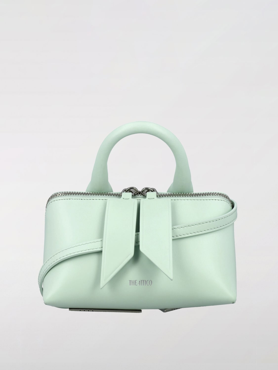 THE ATTICO: Borsa Friday in pelle - Verde | Borsa A Mano The