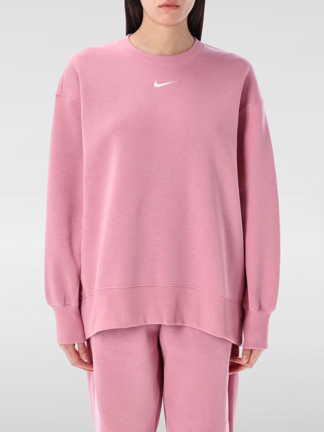 NIKE SWEATSHIRT: Sweatshirt woman Nike, Pink - Img 1