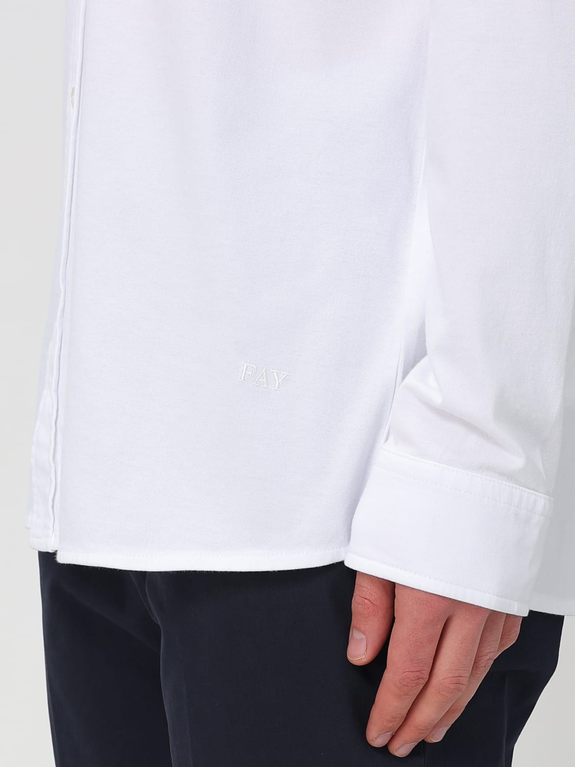 FAY SHIRT: Shirt men Fay, White - Img 3