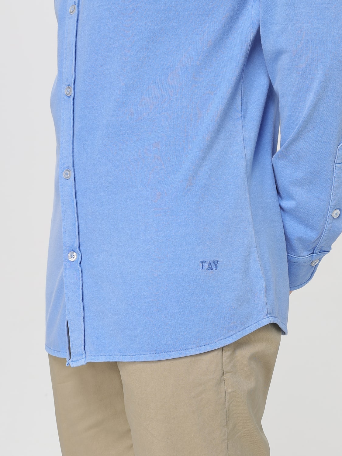 FAY SHIRT: Shirt men Fay, Blue - Img 3