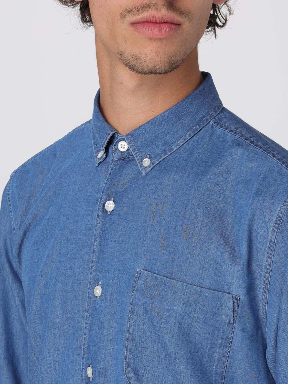 FAY HEMD: Hemd herren Fay, Blau 1 - Img 3