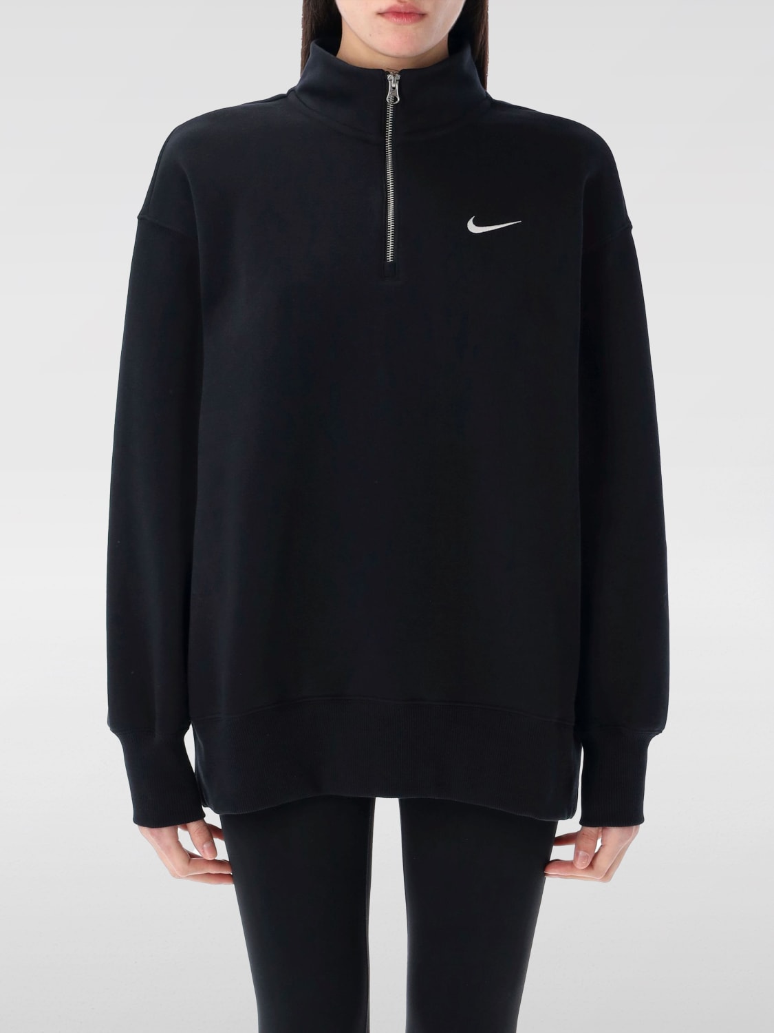 NIKE SUDADERA: Sudadera mujer Nike, Negro - Img 1