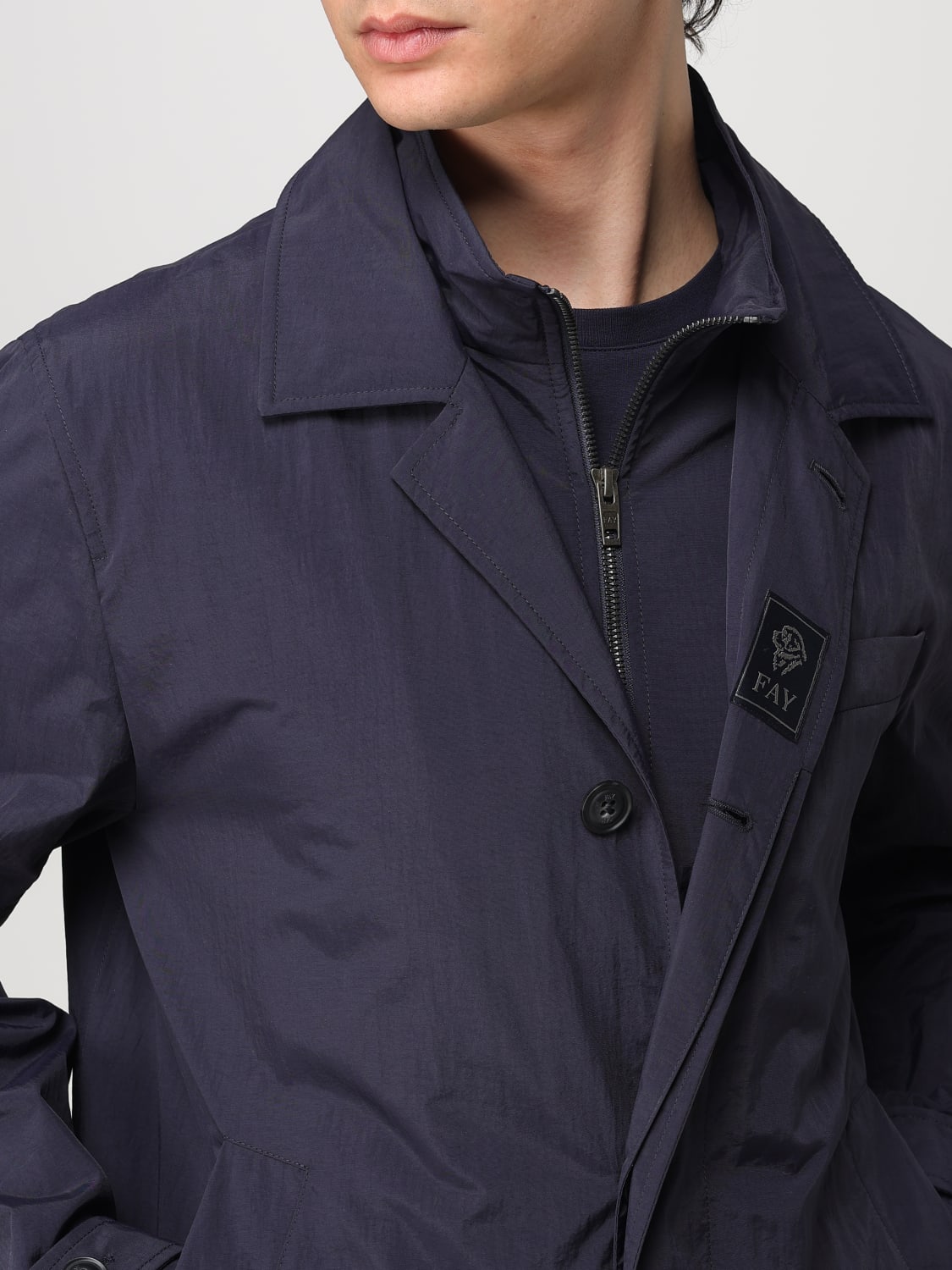 FAY JACKET: Jacket men Fay, Blue - Img 4