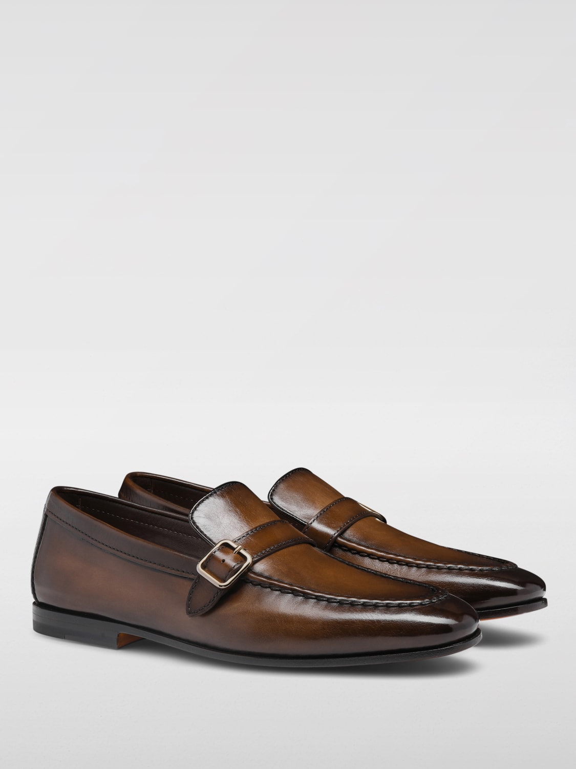 SANTONI MOKASSINS: Schuhe herren Santoni, Braun - Img 2