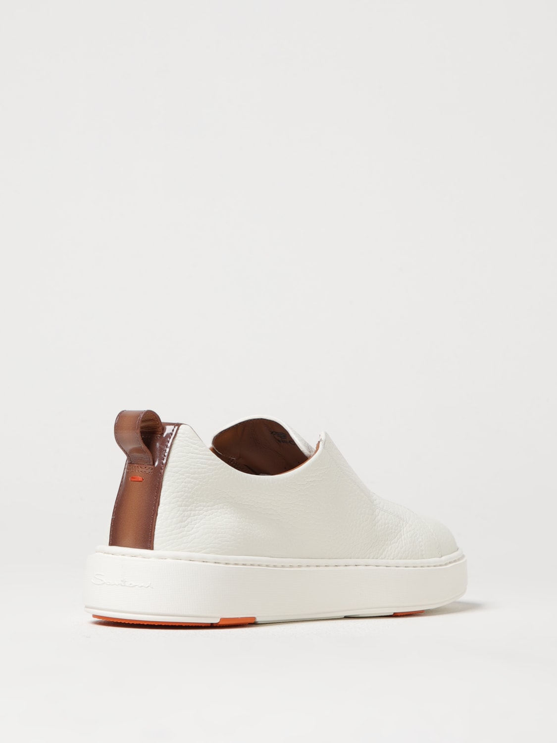 スニーカー SANTONI Men Sneakers 415064 MBCD21995BARTLLDI50 WHITE SANTONI: Sneakers men - White | Santoni sneakers