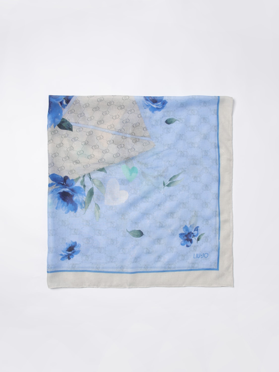 スカーフ LIU JO Woman Neck scarf Gnawed Blue 2A5036T0300 00120 LIU JO: Neck scarf woman - Gnawed Blue | Liu Jo neck scarf