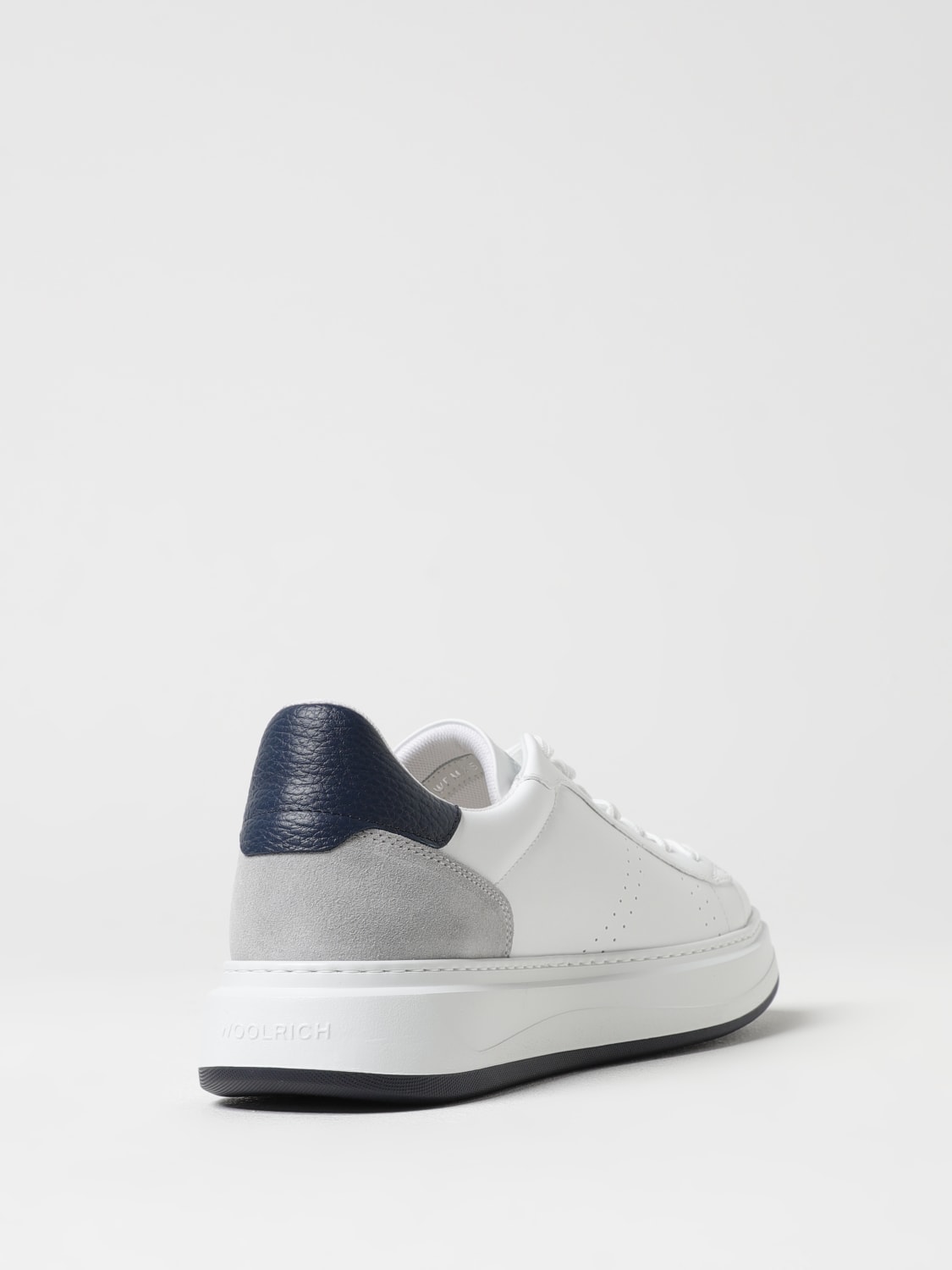 WOOLRICH SNEAKERS: Sneakers Woolrich in pelle , Bianco - Img 3