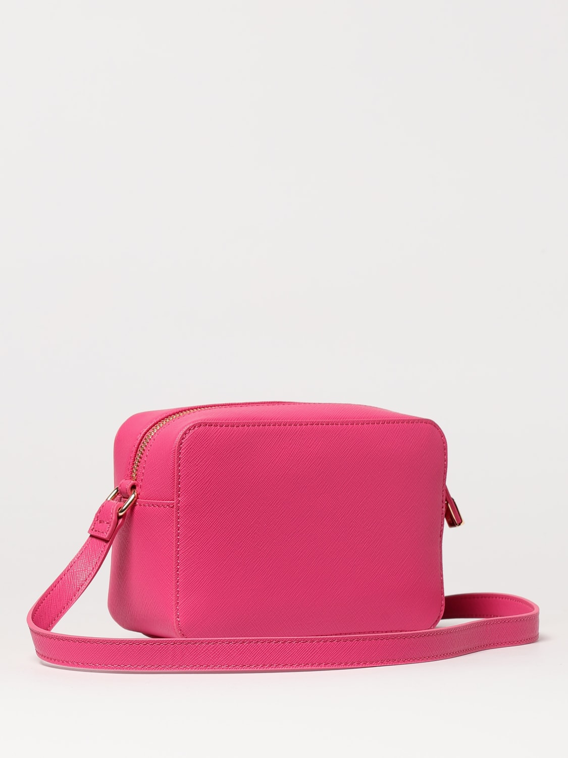 LIU JO BORSA A TRACOLLA: Borsa Liu Jo in pelle sintetica saffiano , Fuxia - Img 2