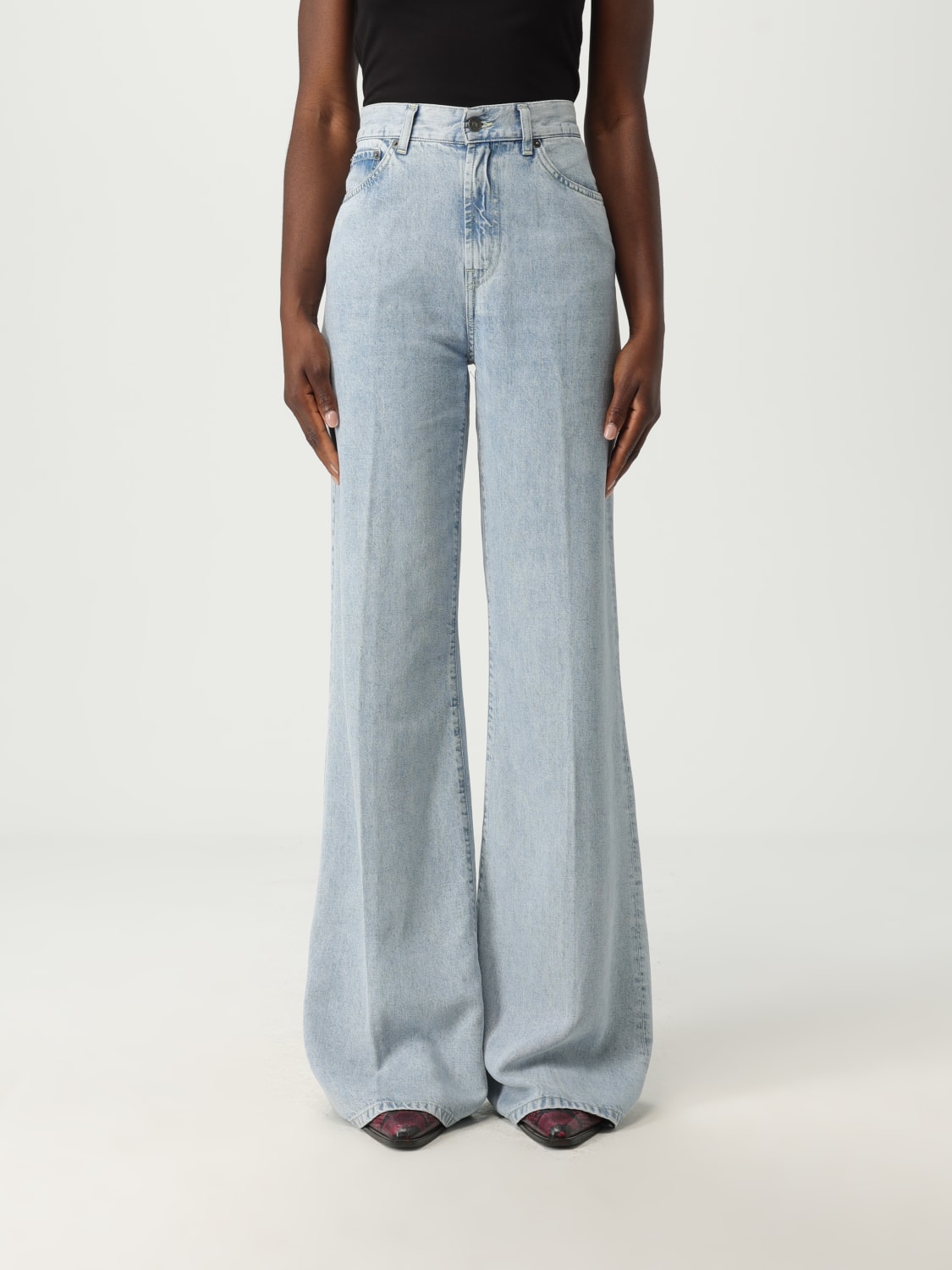 デニム・ジーパン DONDUP Women Denim Pants DP619DF0266DIO5 800 233999 BLUE DONDUP: Pants woman - Blue | Dondup jeans DP619DF0266DIO5