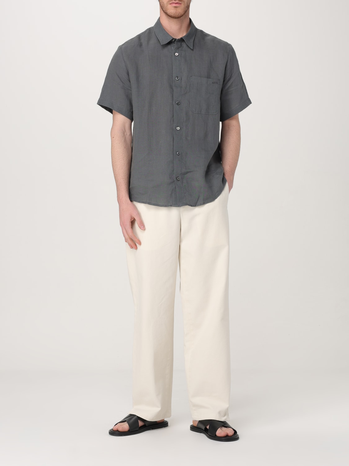 A.P.C. SHIRT: Shirt men A.P.C., Grey - Img 2