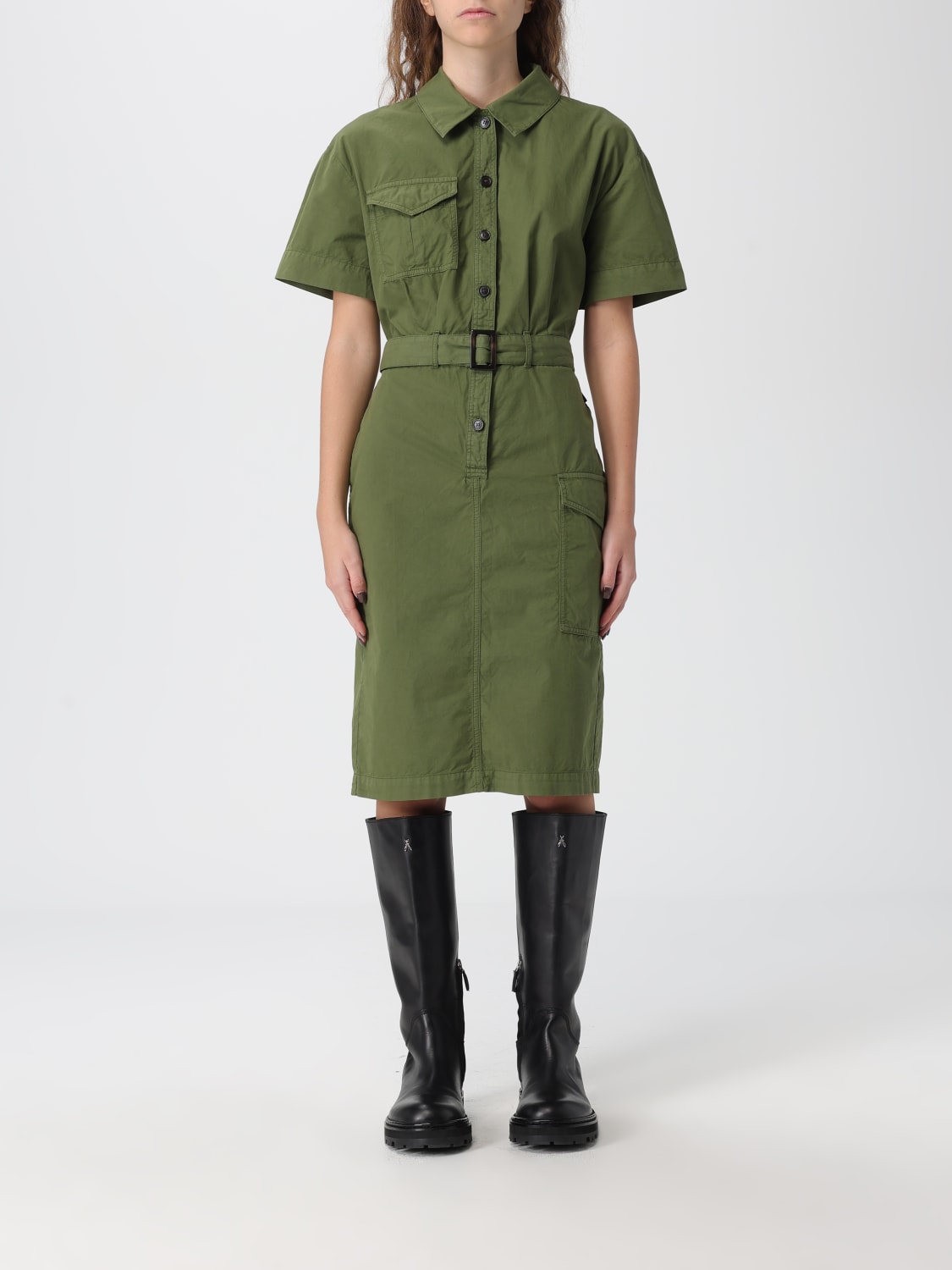 WOOLRICH VESTIDO: Vestido mujer Woolrich, Verde - Img 1