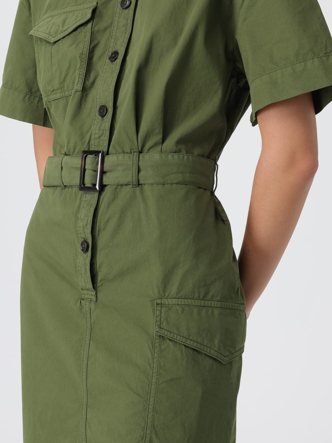 WOOLRICH VESTIDO: Vestido mujer Woolrich, Verde - Img 3