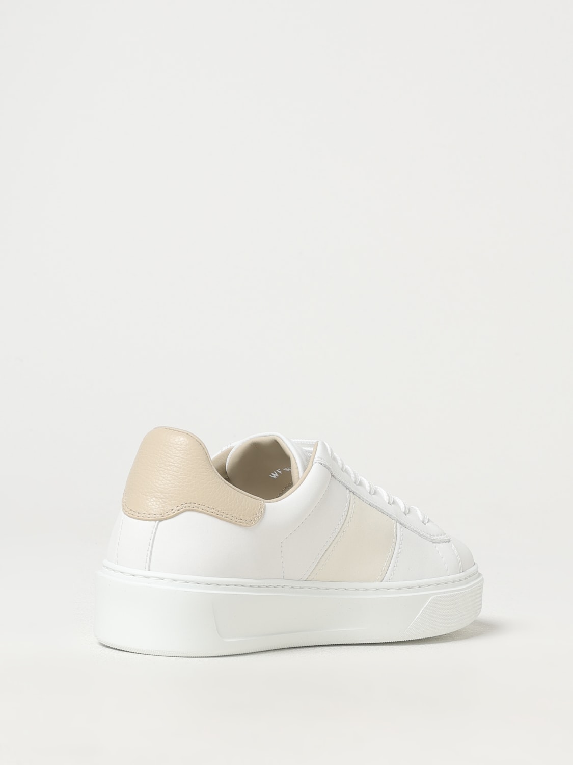 WOOLRICH SNEAKERS: Sneakers Woolrich in pelle , Bianco - Img 3