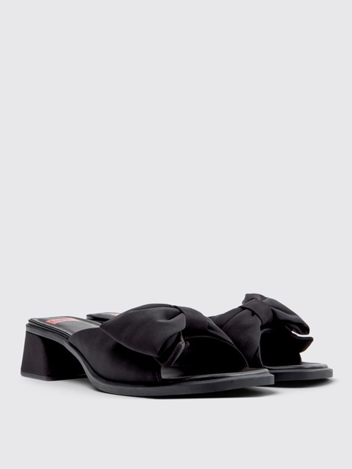 CAMPER HEELED SANDAL: Flat sandals woman Camper, Black - Img 2