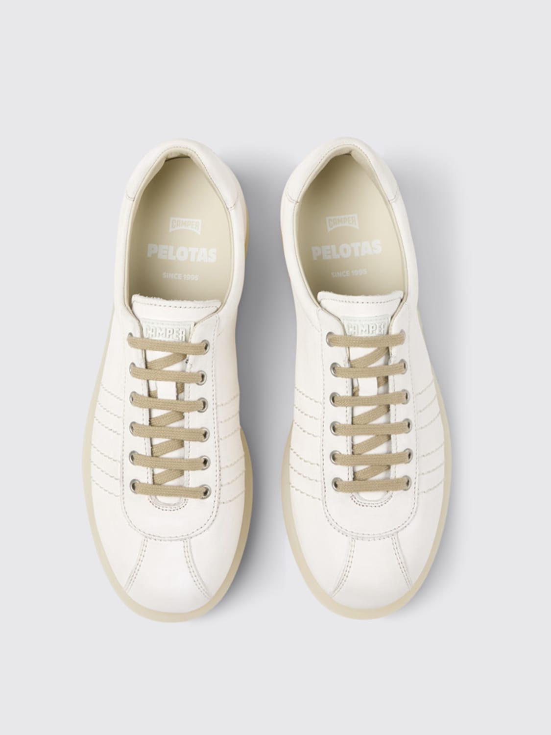 スニーカー CAMPER Woman Sneakers White K201758-003 PELOTAS 0 CAMPER: Shoes woman - White | Camper sneakers K201758-003