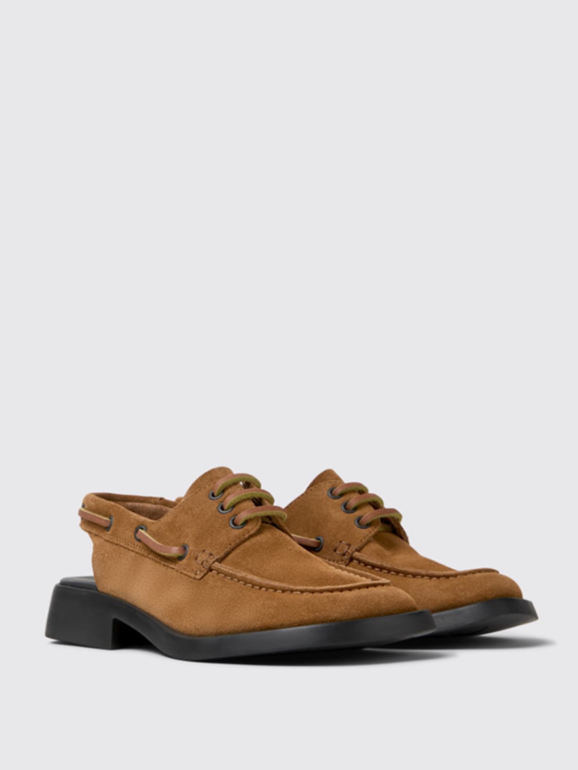 CAMPER LOAFER: Shoes woman Camper, Brown - Img 2